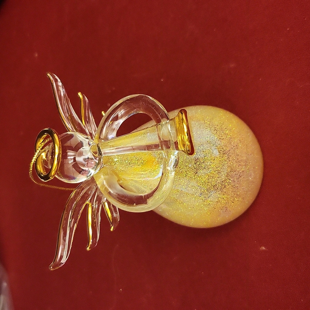 Carlton Cards Pearlescent Glass Angel Collection